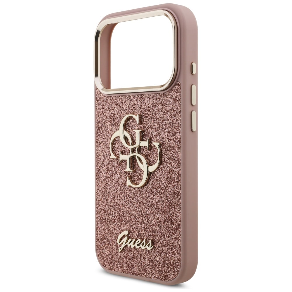 Guess Glitter Fixed Big - θήκη για Apple iPhone 17 Pro - Ροζ - Image 6