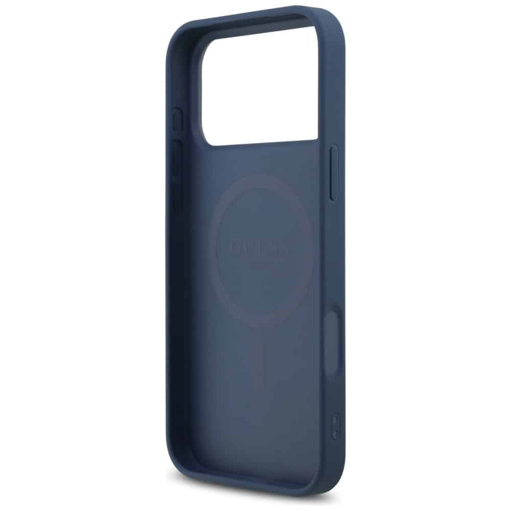 Guess Leather 4G Triangle Strass - θήκη για Apple iPhone 17 Pro Max - Μπλε - Image 7