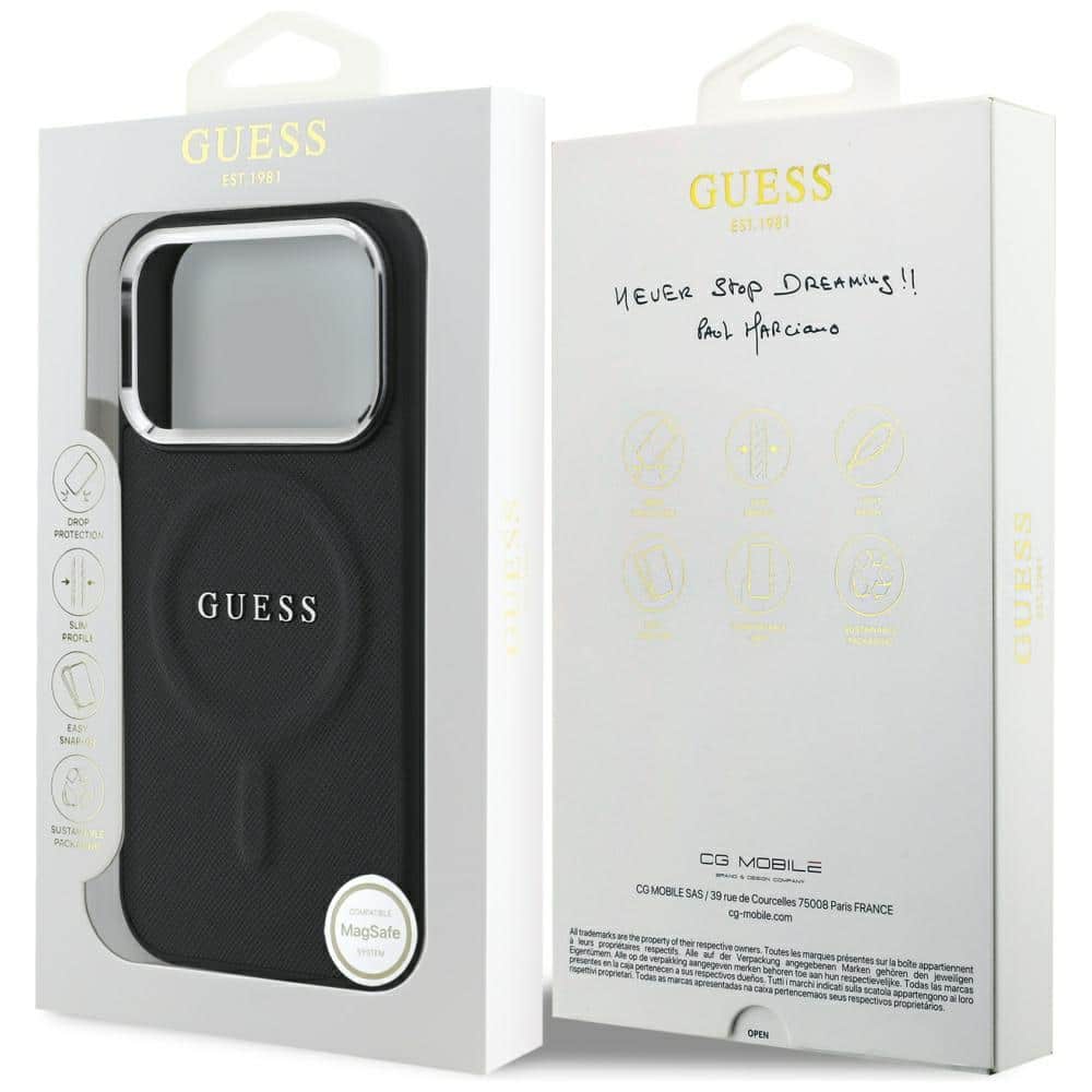 Guess Classic Logo - θήκη για Apple iPhone 17 Pro - Μαύρο - Image 8