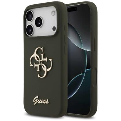 Guess Silicone Big 4G Script - θήκη για Apple iPhone 17 Pro - Πολύχρωμο