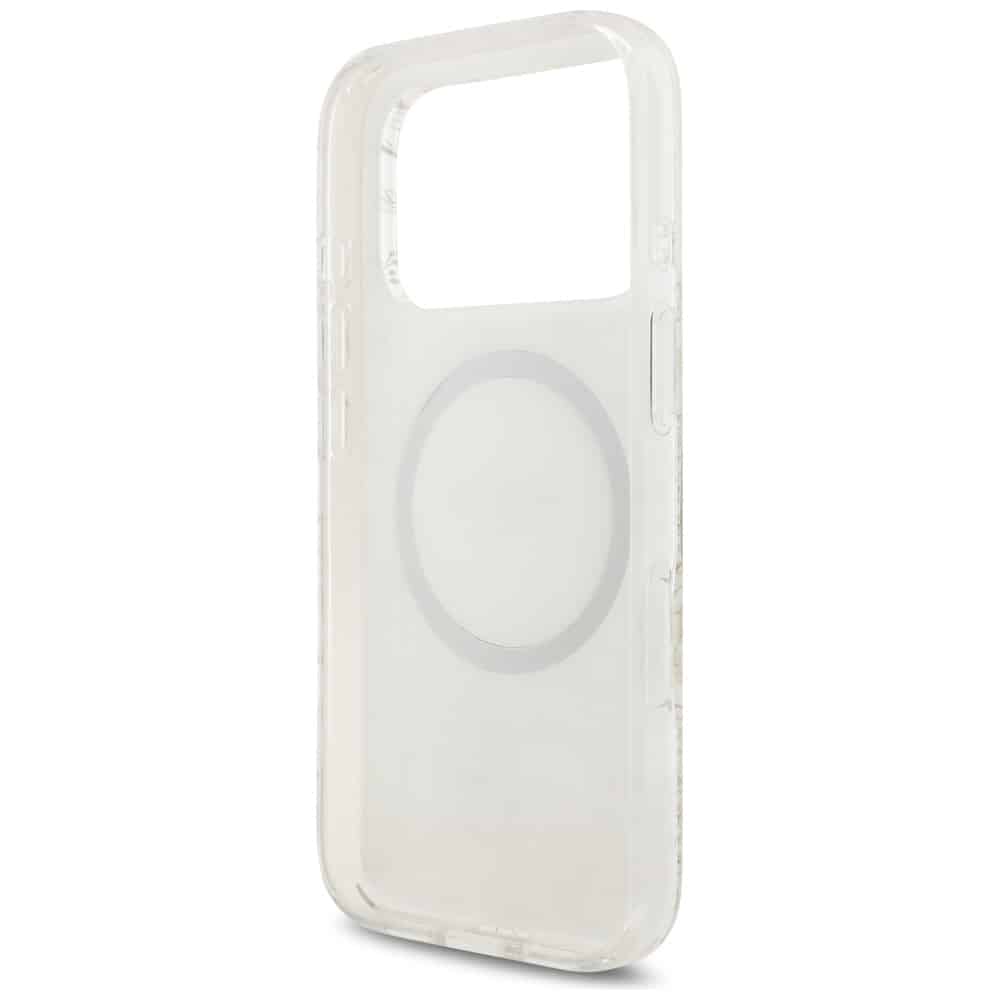 Guess IML Flowers Electro Pearl - θήκη για Apple iPhone 17 Pro - Λευκό - Image 7