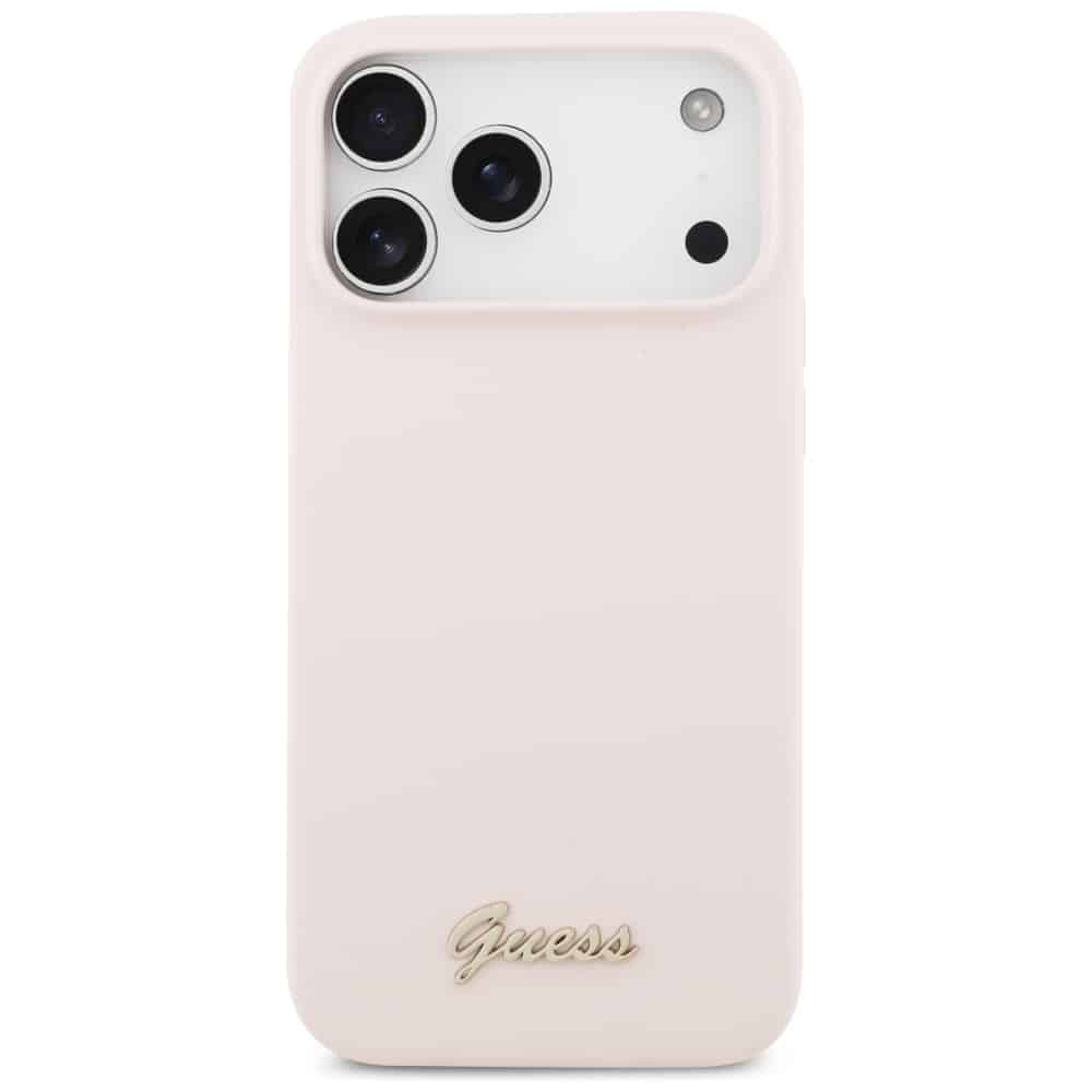 Guess Metal Logo - θήκη για Apple iPhone 17 Pro Max - Ροζ - Image 3
