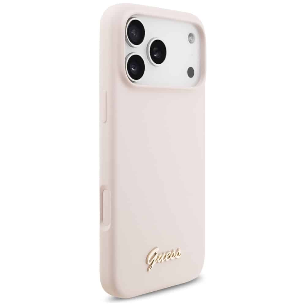 Guess Metal Logo - θήκη για Apple iPhone 17 Pro Max - Ροζ - Image 4