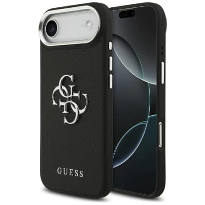 Θήκη Guess Grained Big 4g Classic Logo Για iPhone Air - Μαύρη