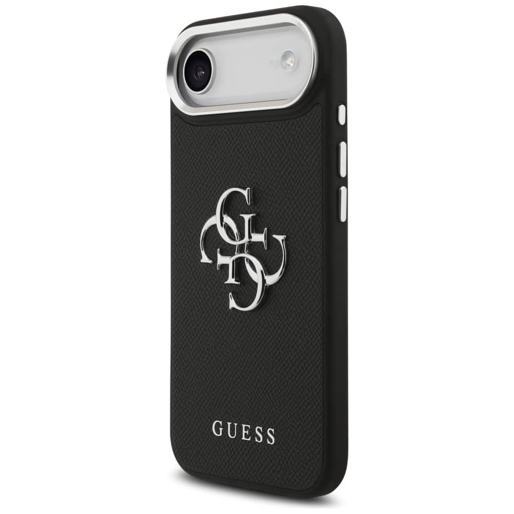 Θήκη Guess Grained Big 4g Classic Logo Για iPhone Air - Μαύρη - Image 2