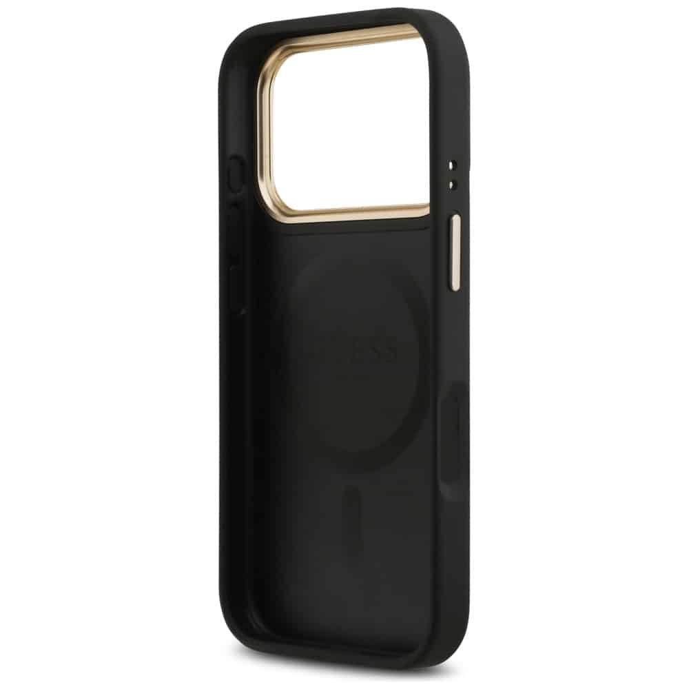 Θήκη Guess Peony Hot Stamp Magsafe Για iPhone 17 Pro Μαύρη - Image 7