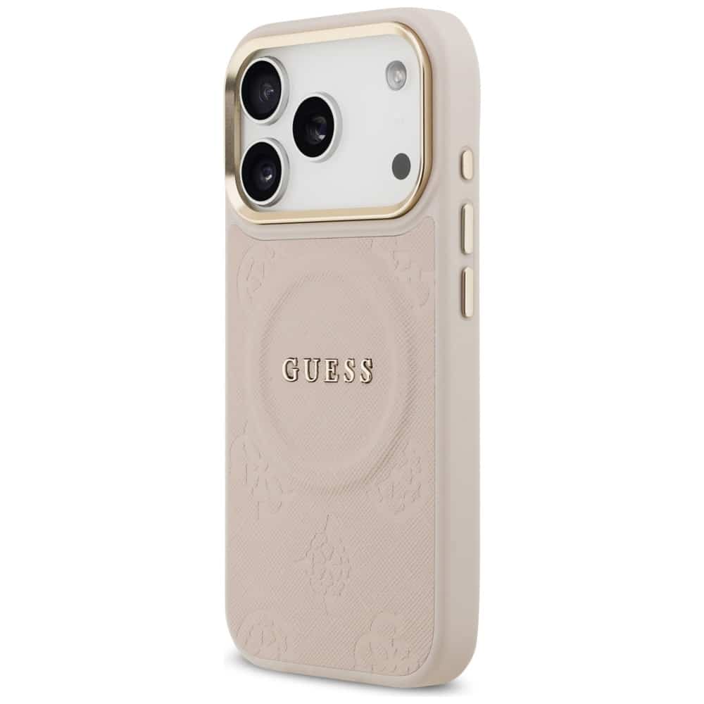 Θήκη Guess Peony Hot Stamp Magsafe Για iPhone 17 Pro Ροζ - Image 2