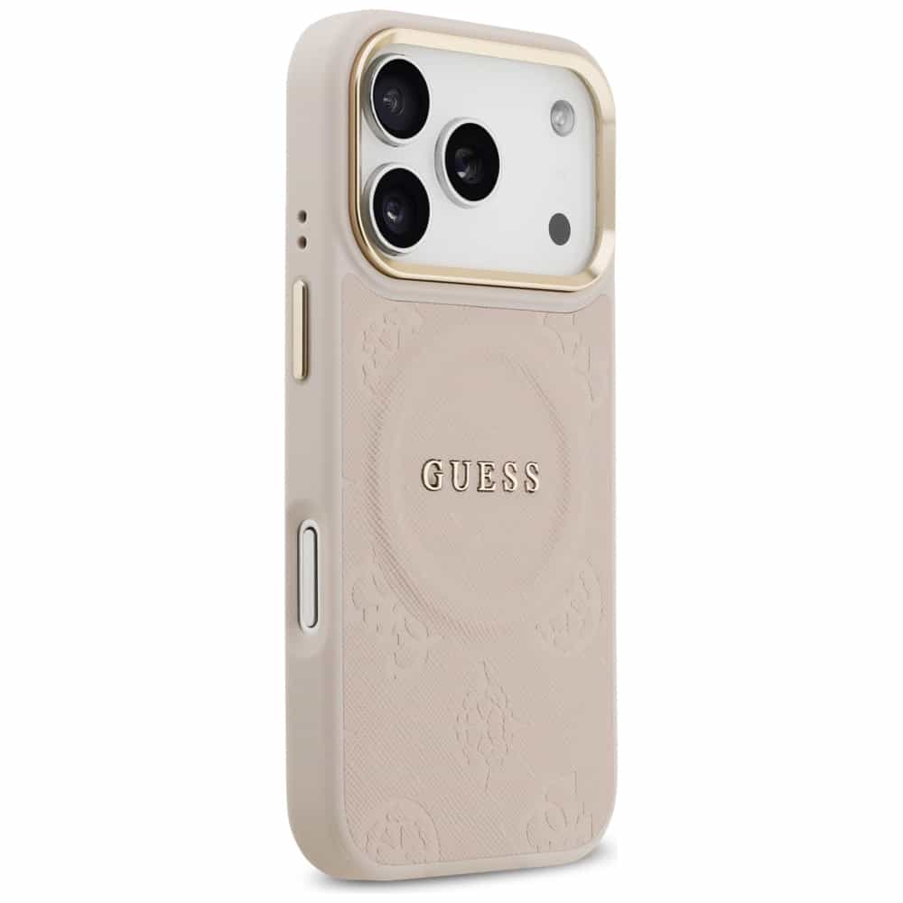 Θήκη Guess Peony Hot Stamp Magsafe Για iPhone 17 Pro Ροζ - Image 4