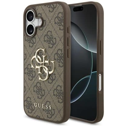 Guess Big Metal Logo - θήκη για Apple iPhone 17 - Καφέ