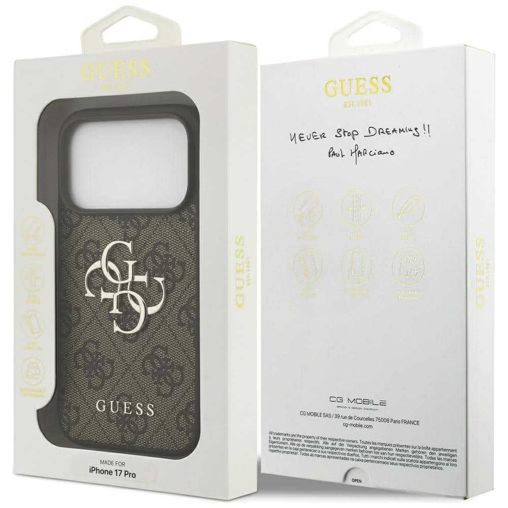 Guess Big Metal Logo - θήκη για Apple iPhone 17 Pro - Καφέ - Image 8