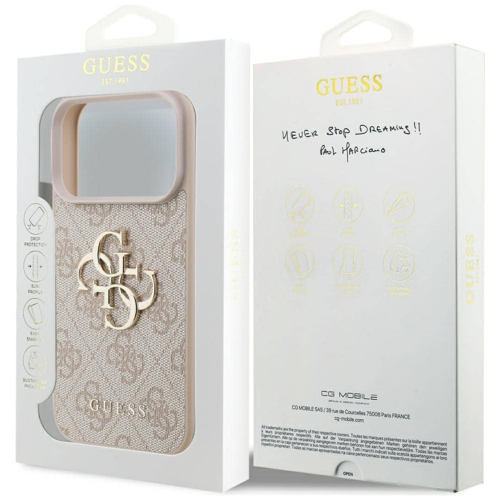 Guess Big Metal Logo - θήκη για Apple iPhone 17 Pro - Ροζ - Image 8