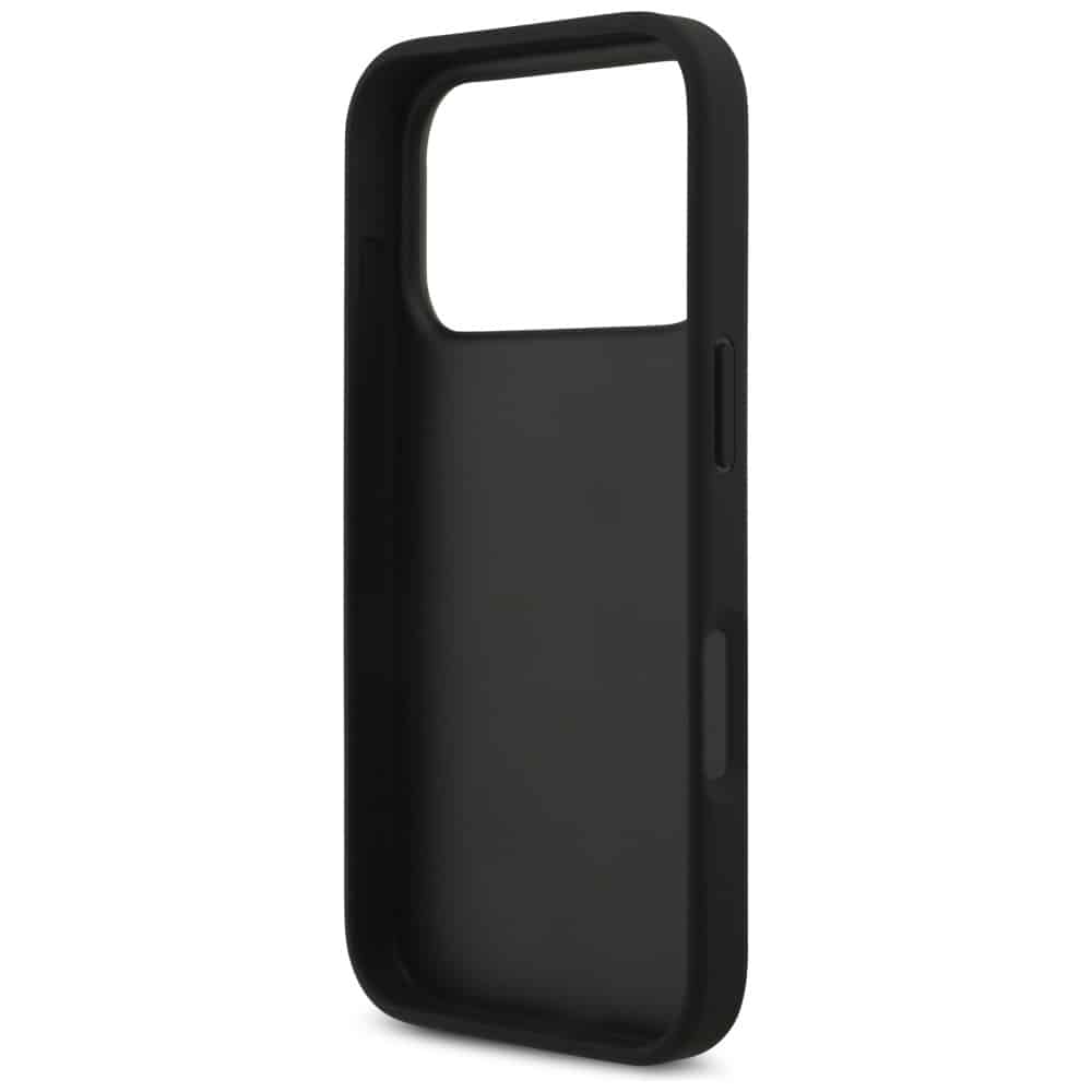 Θήκη Guess Grained Big 4g & Κλασικό Λογότυπο Για iPhone 17 Pro Μαύρη - Image 7