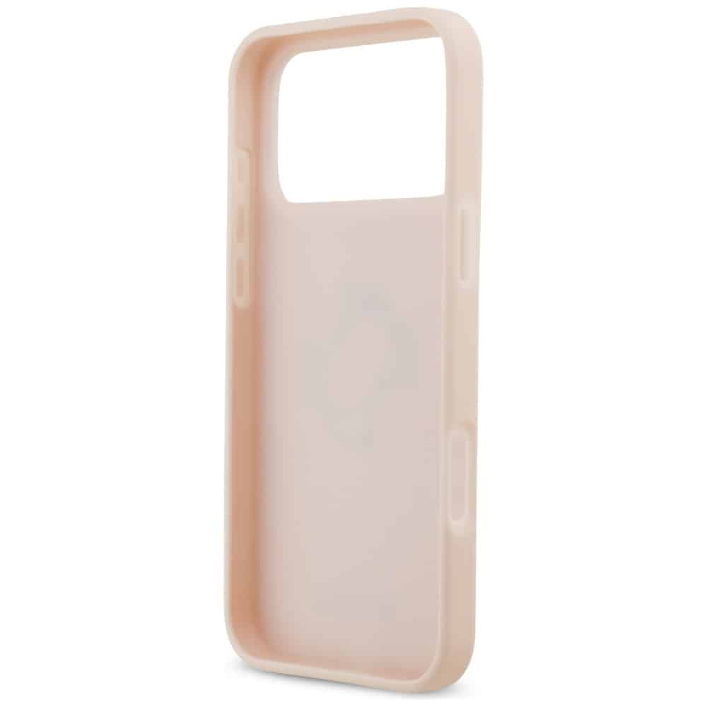 Θήκη Guess Grained Big 4g & Κλασικό Λογότυπο Για iPhone 17 Pro Max - Ροζ - Image 7
