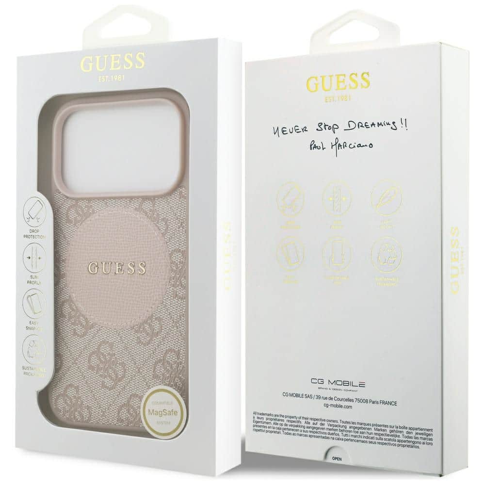 Guess Classic - θήκη για Apple iPhone 17 Pro - Ροζ - Image 8