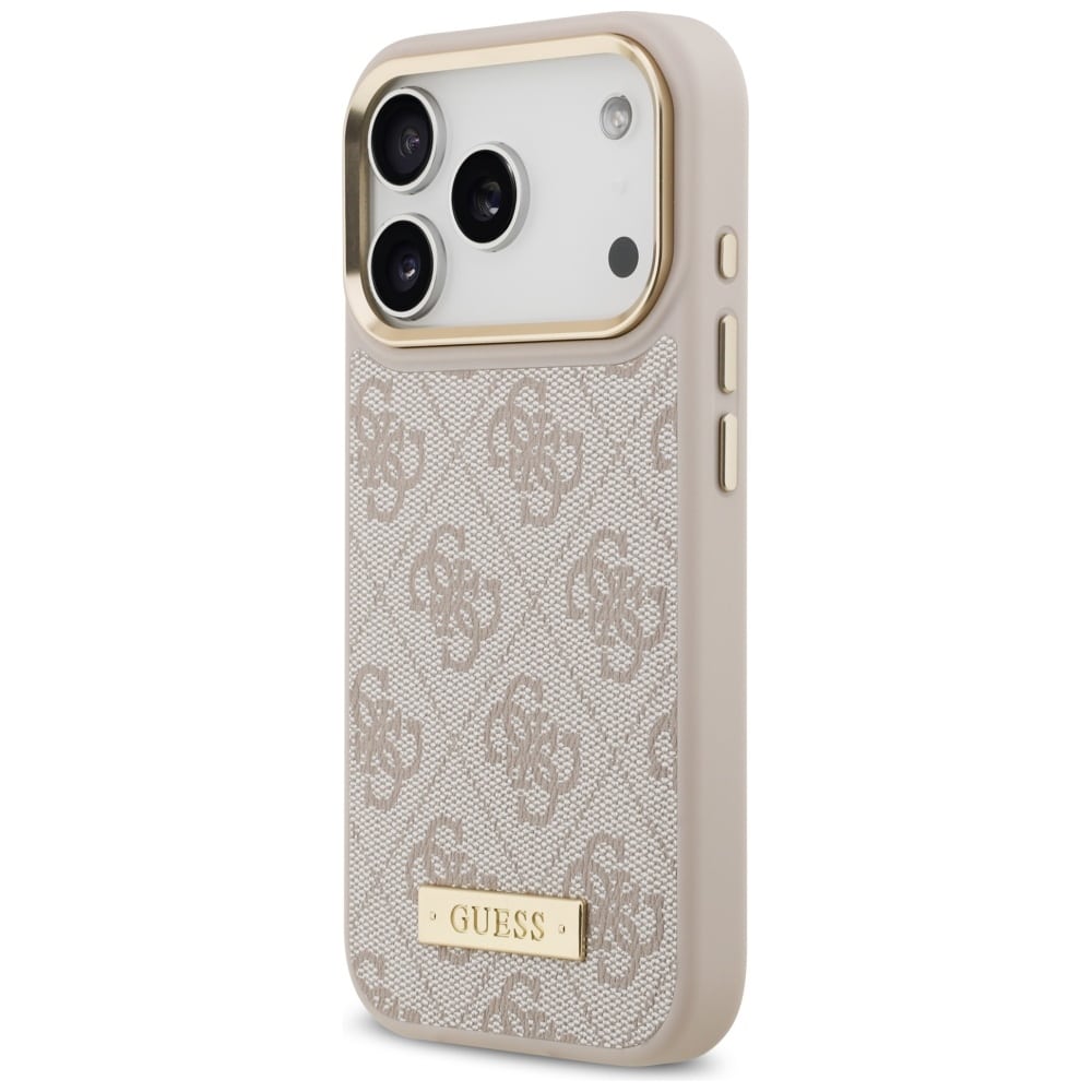 Θήκη Guess 4g Με Λογότυπο Και Magsafe Για iPhone 17 Pro Ροζ - Image 2