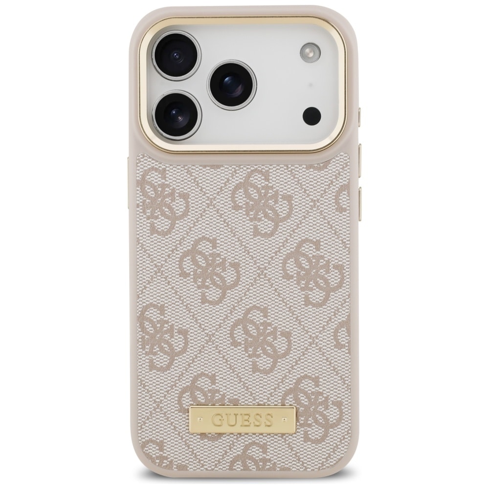 Θήκη Guess 4g Με Λογότυπο Και Magsafe Για iPhone 17 Pro Ροζ - Image 3