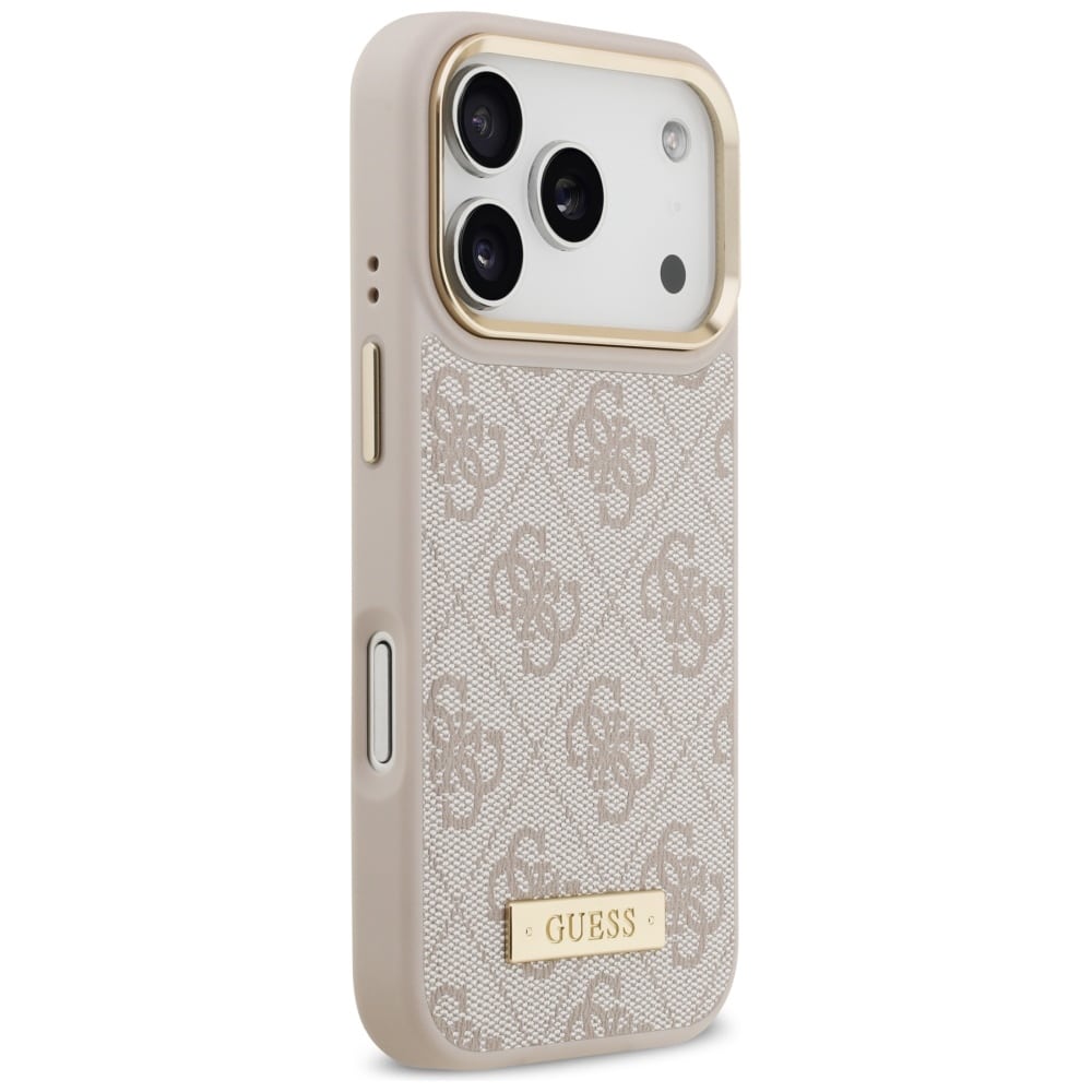 Θήκη Guess 4g Με Λογότυπο Και Magsafe Για iPhone 17 Pro Ροζ - Image 4
