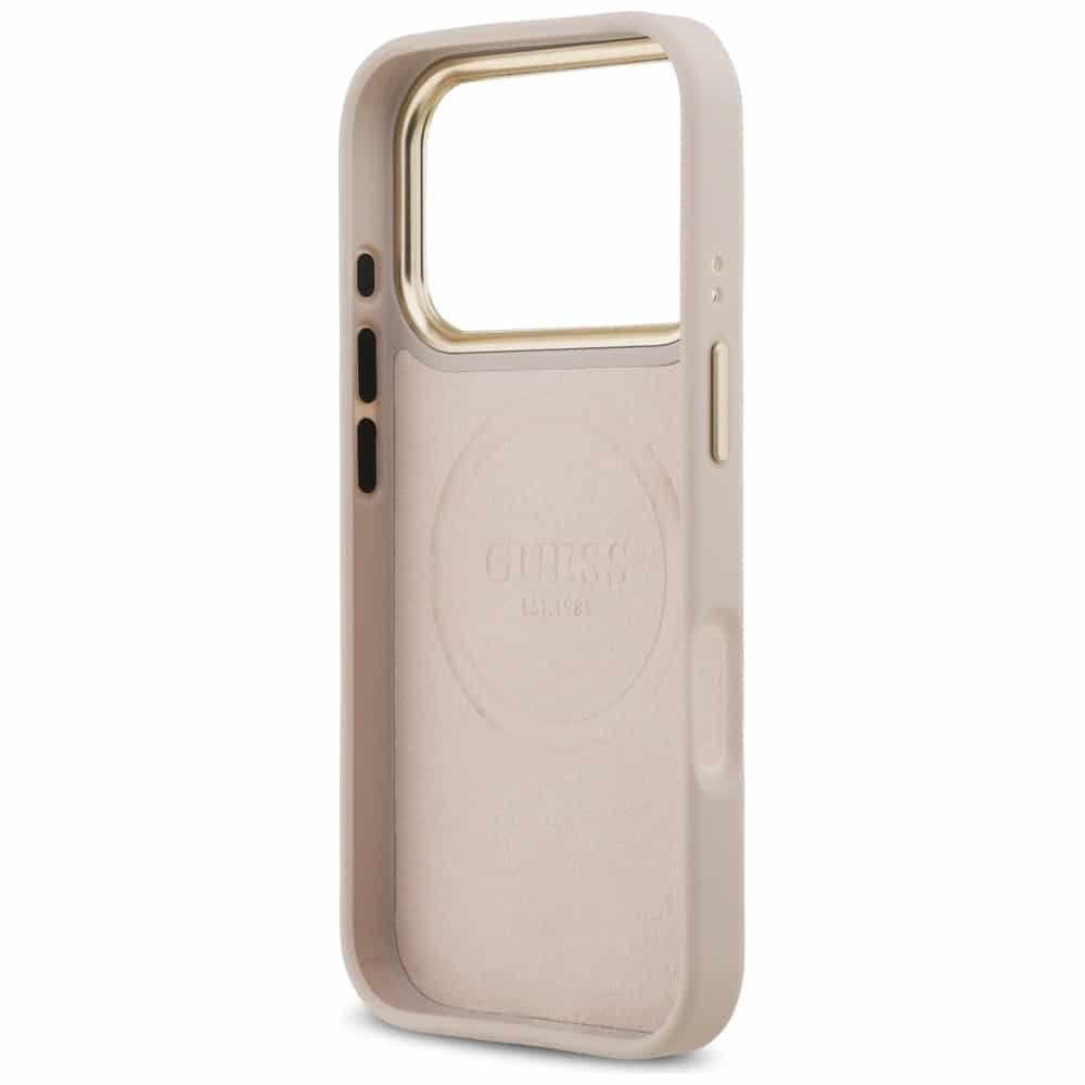 Θήκη Guess 4g Με Λογότυπο Και Magsafe Για iPhone 17 Pro Ροζ - Image 7