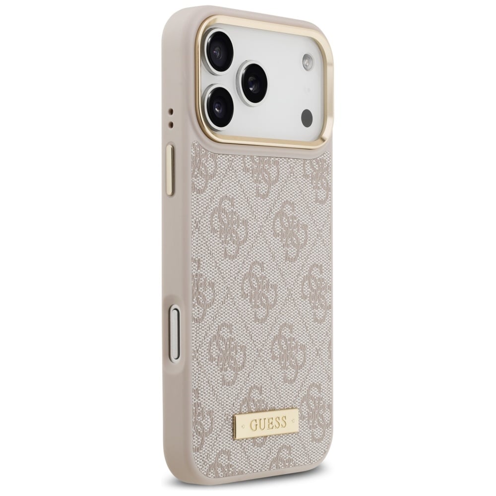 Θήκη Guess 4g Με Λογότυπο Magsafe Για iPhone 17 Pro Max Ροζ - Image 4