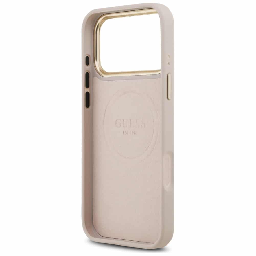 Θήκη Guess 4g Με Λογότυπο Magsafe Για iPhone 17 Pro Max Ροζ - Image 7