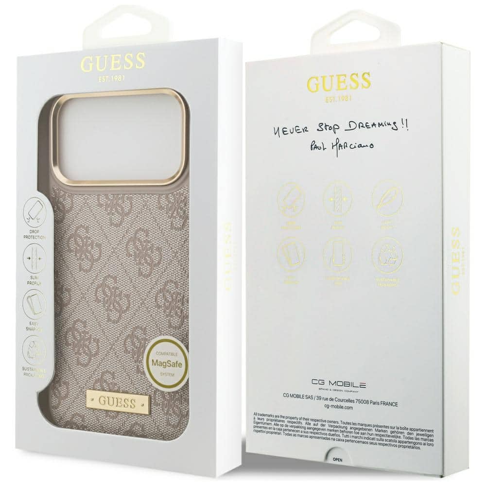 Θήκη Guess 4g Με Λογότυπο Magsafe Για iPhone 17 Pro Max Ροζ - Image 8