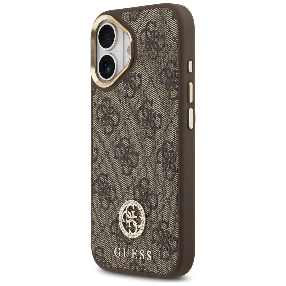 Θήκη Guess 4g Strass Logo Magsafe Για iPhone 17 Καφέ - Image 2