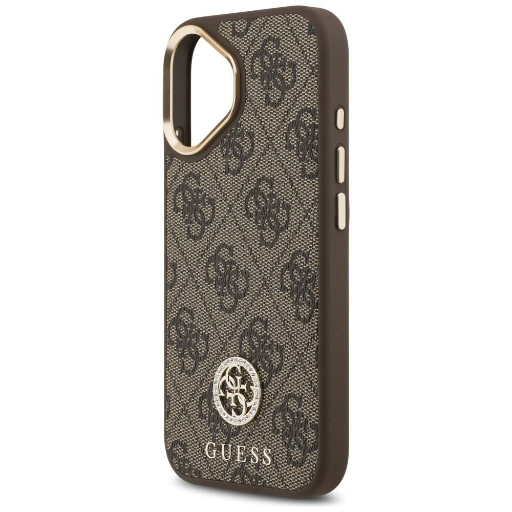 Θήκη Guess 4g Strass Logo Magsafe Για iPhone 17 Καφέ - Image 6