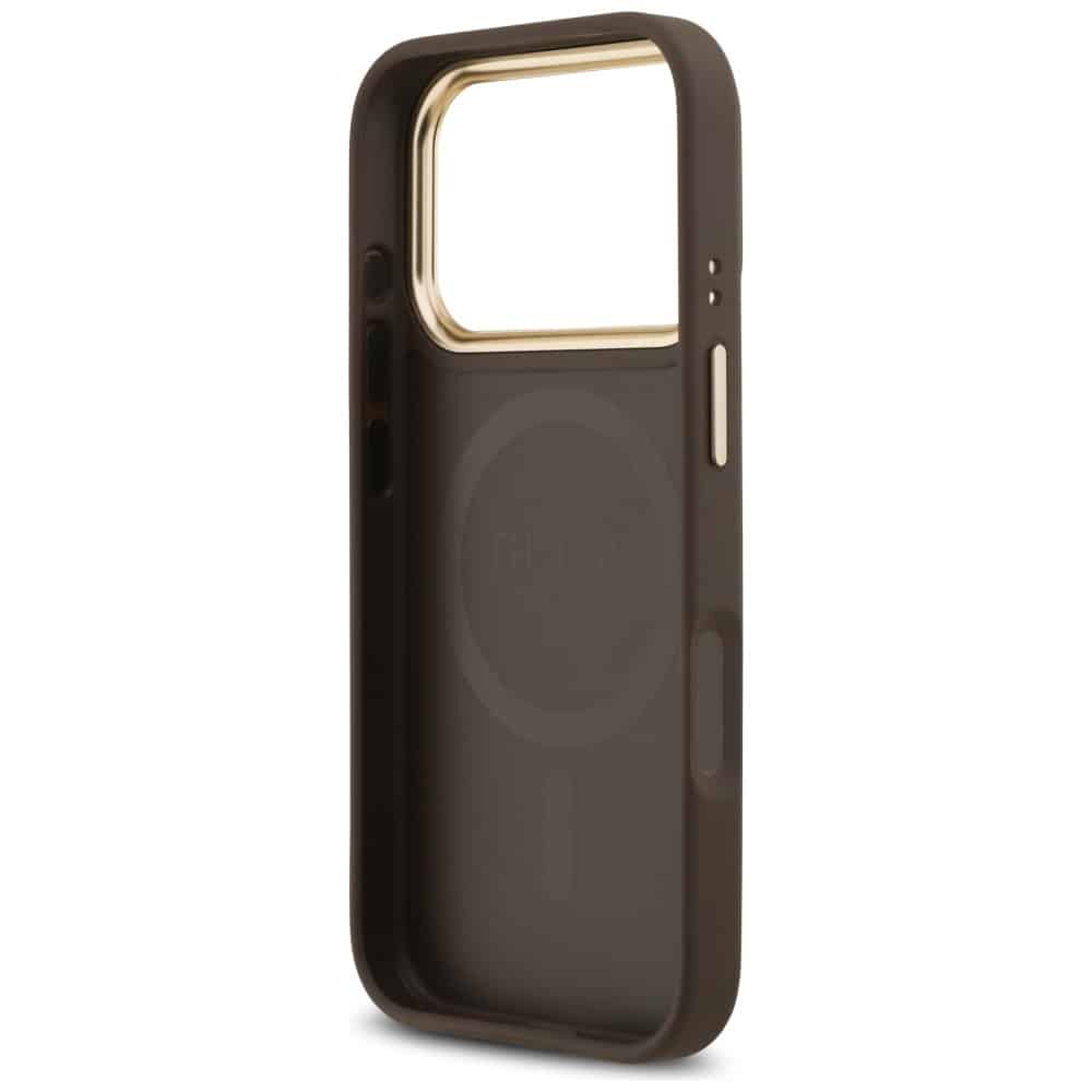 Θήκη Guess 4g Strass Logo Magsafe Για iPhone 17 Pro Καφέ - Image 7