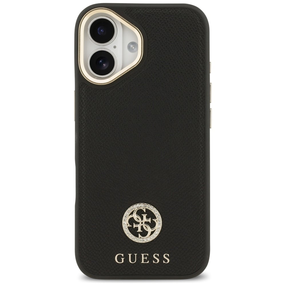 Θήκη Guess Grained Strass Logo Magsafe Για iPhone 17 Μαύρη - Image 3