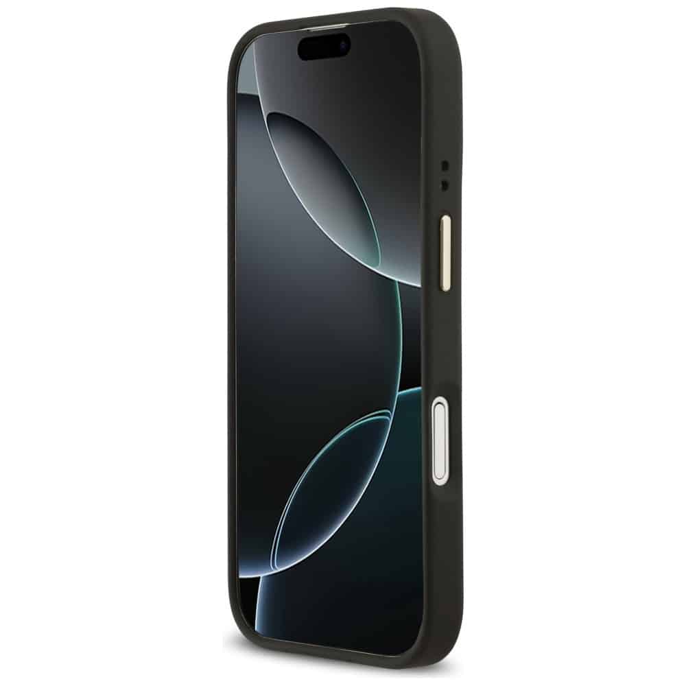 Θήκη Guess Grained Strass Logo Magsafe Για iPhone 17 Μαύρη - Image 5
