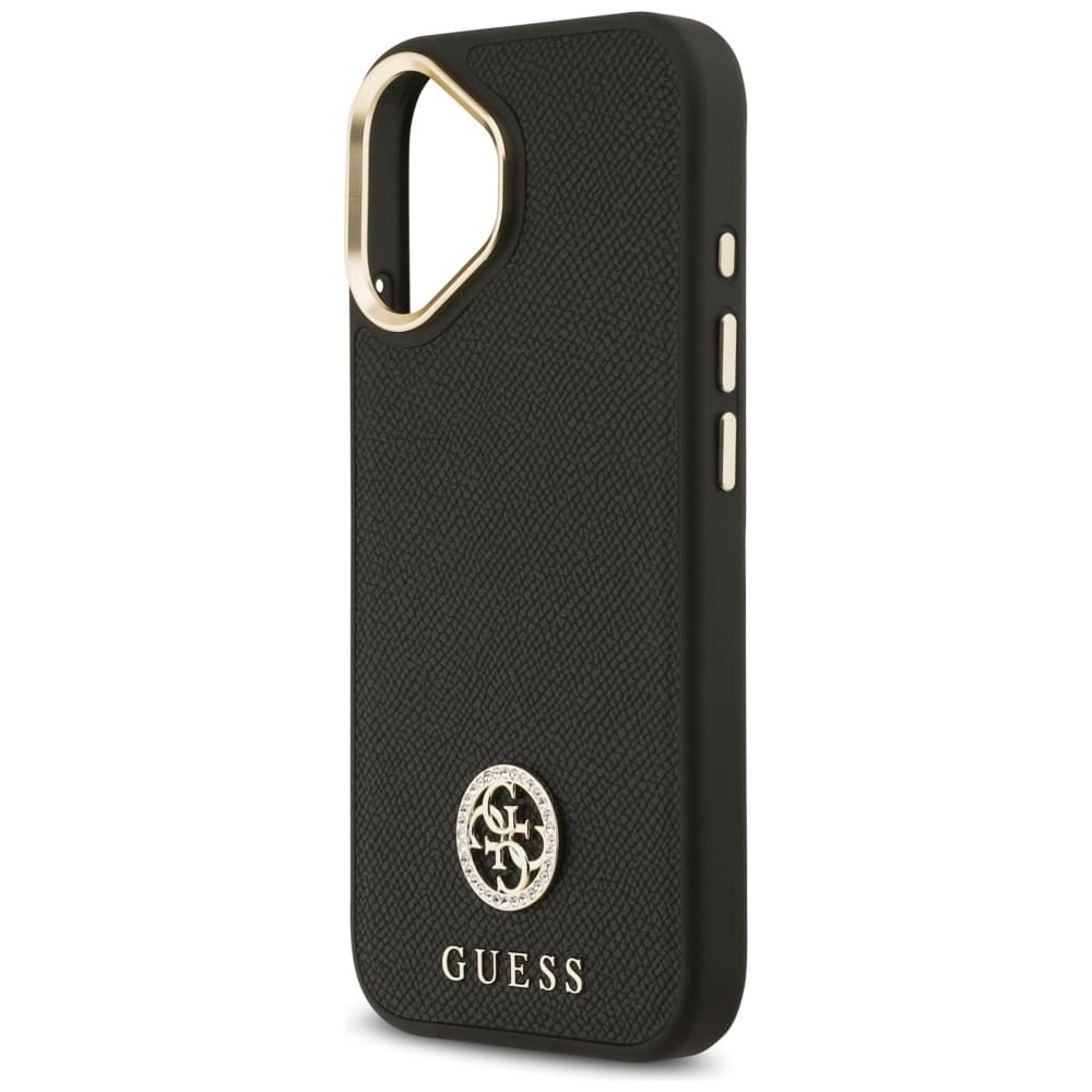 Θήκη Guess Grained Strass Logo Magsafe Για iPhone 17 Μαύρη - Image 6