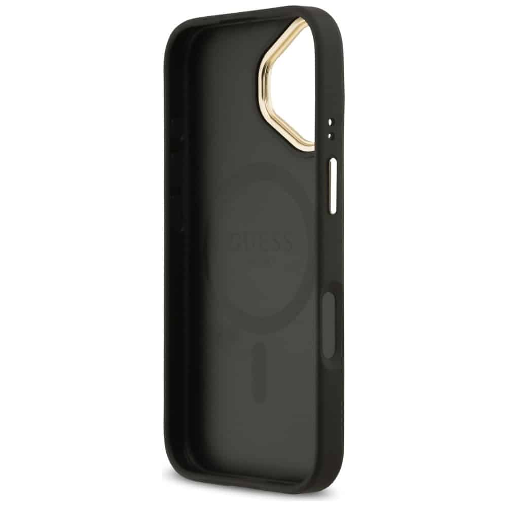 Θήκη Guess Grained Strass Logo Magsafe Για iPhone 17 Μαύρη - Image 7