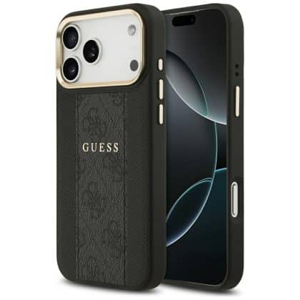 Guess Stripe - θήκη για Apple iPhone 17 Pro Max - Μαύρο