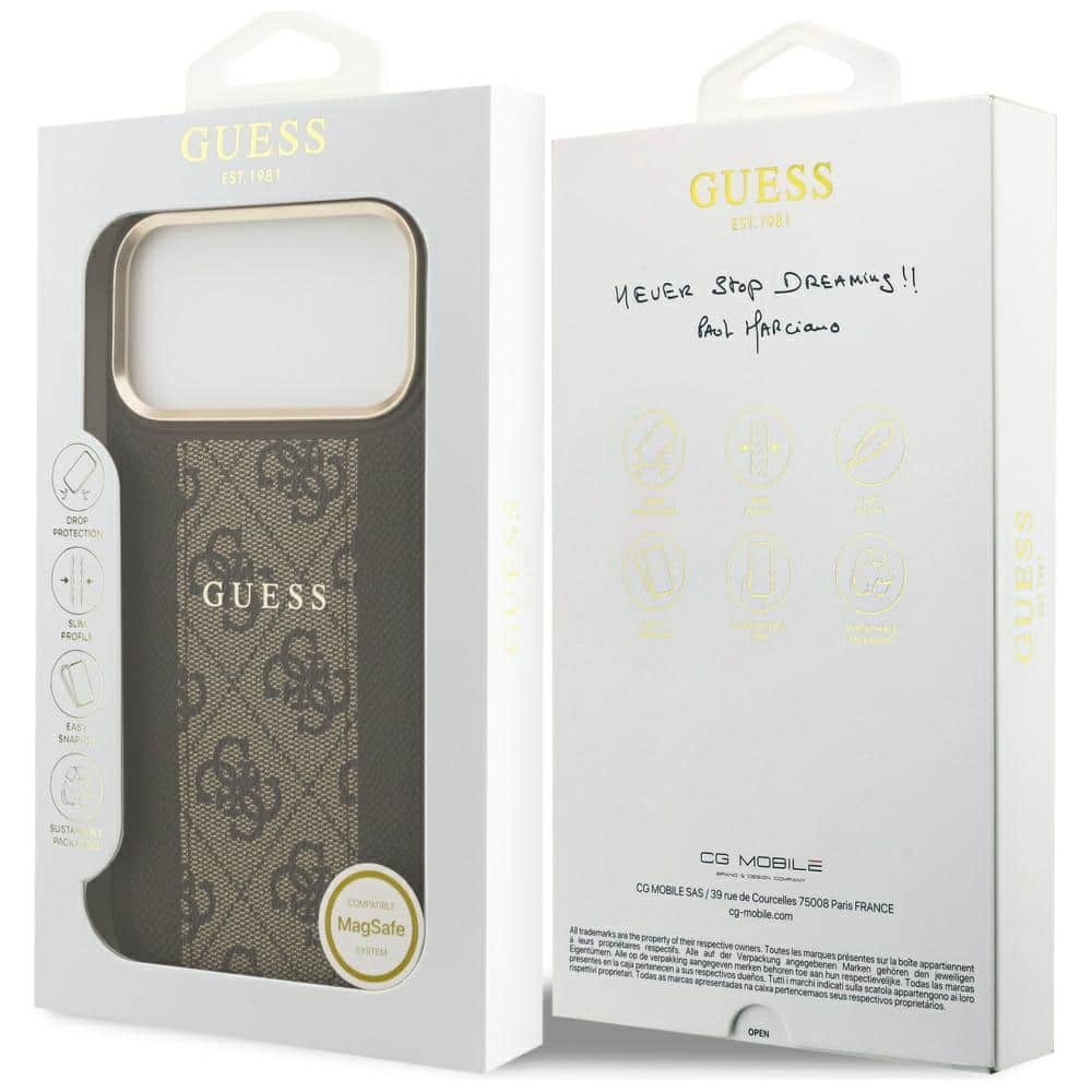 Guess Stripe - θήκη για Apple iPhone 17 Pro Max - Καφέ - Image 8