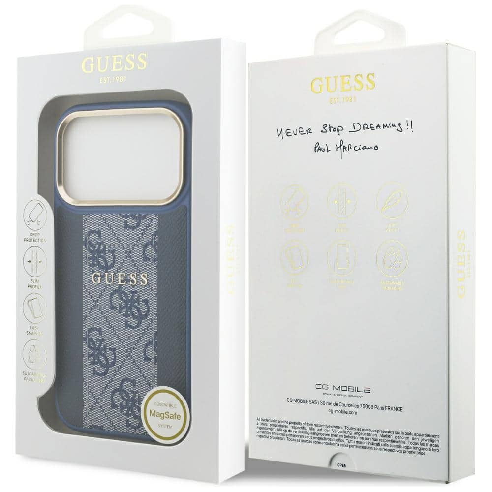 Guess Stripe - θήκη για Apple iPhone 17 Pro - Μπλε - Image 8
