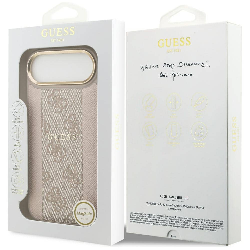 Θήκη Guess 4g Stripe Magsafe Για iPhone 17 Air Ροζ - Image 8