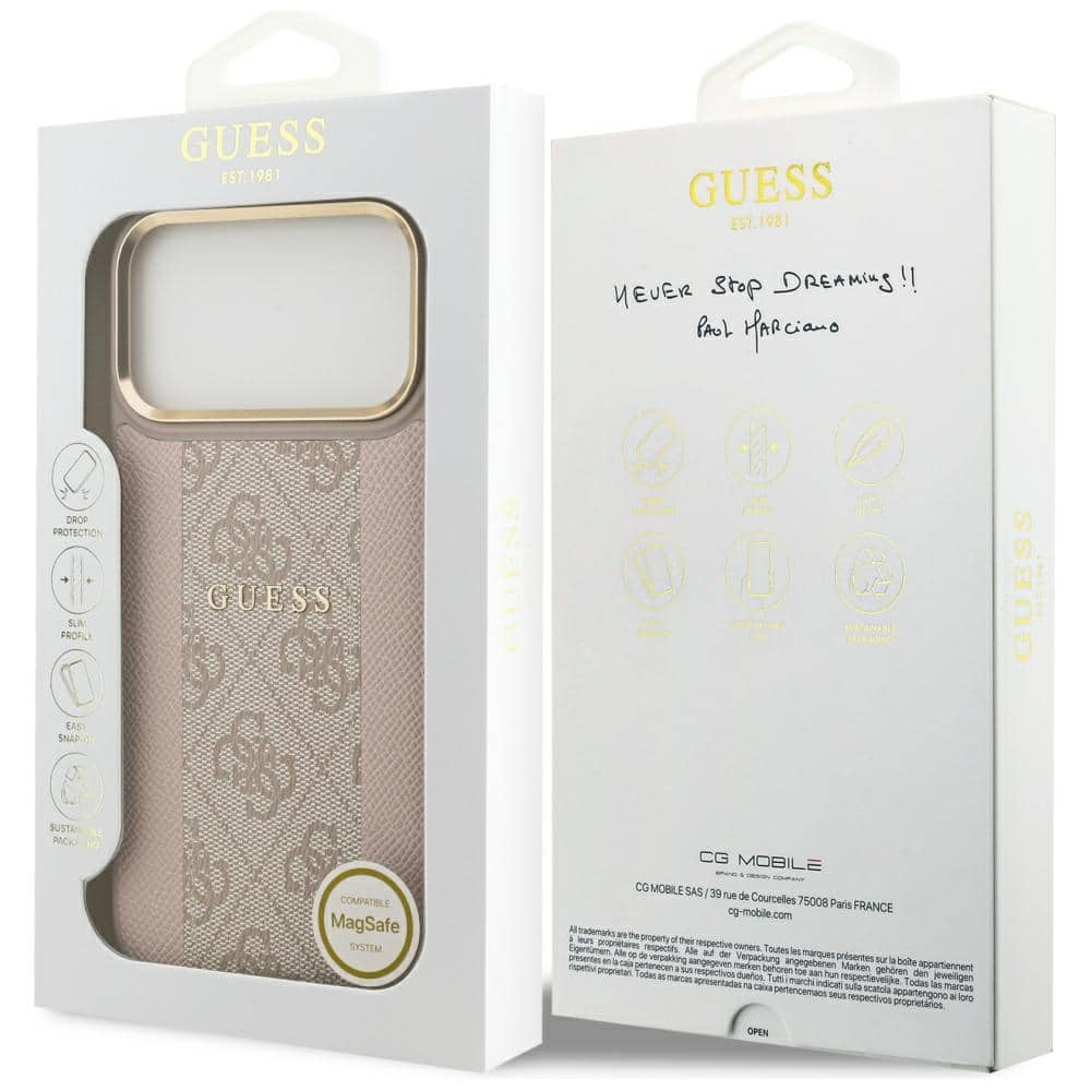 Guess Stripe - θήκη για Apple iPhone 17 Pro Max - Ροζ - Image 8
