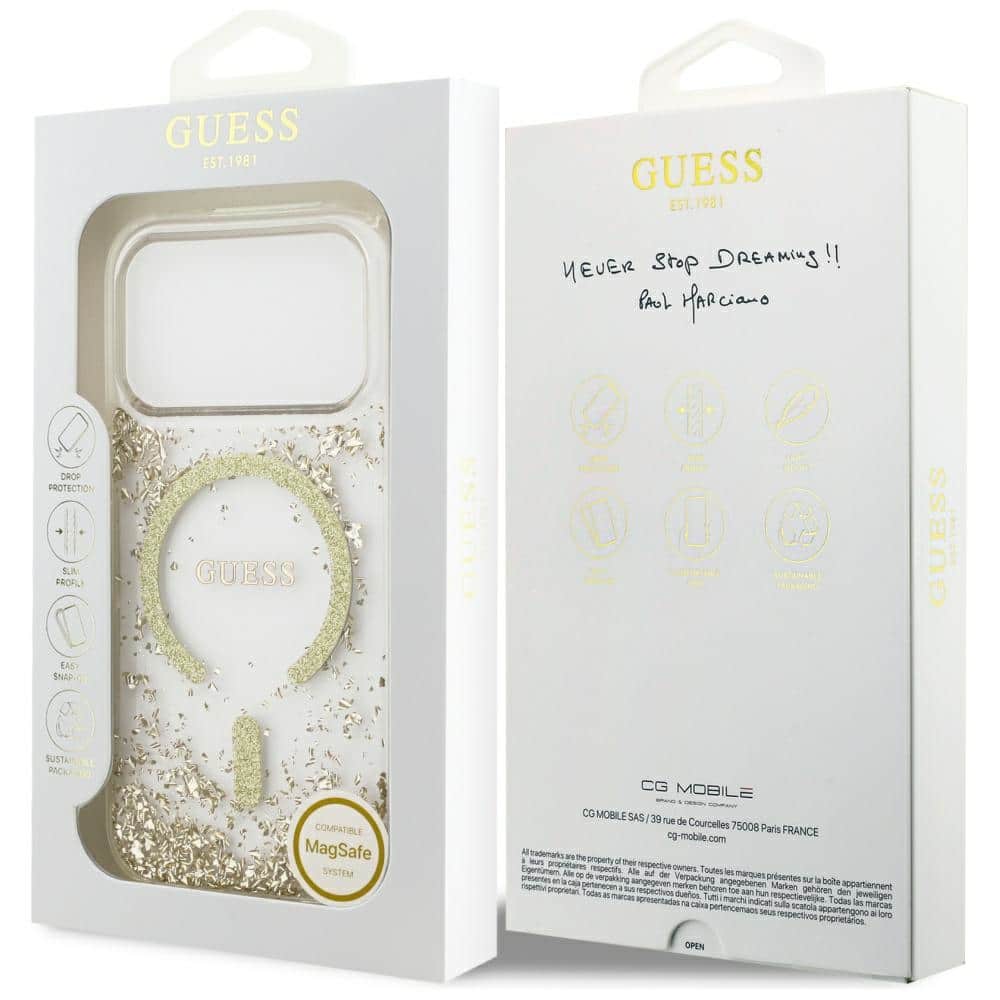 Guess Glitter - θήκη για Apple iPhone 17 Pro - Διάφανο - Image 8