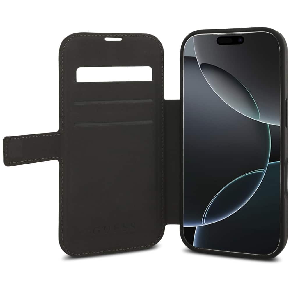 Θήκη Guess Book 4g Μεταλλικό Λογότυπο Για iPhone 17 Pro Καφέ - Image 6