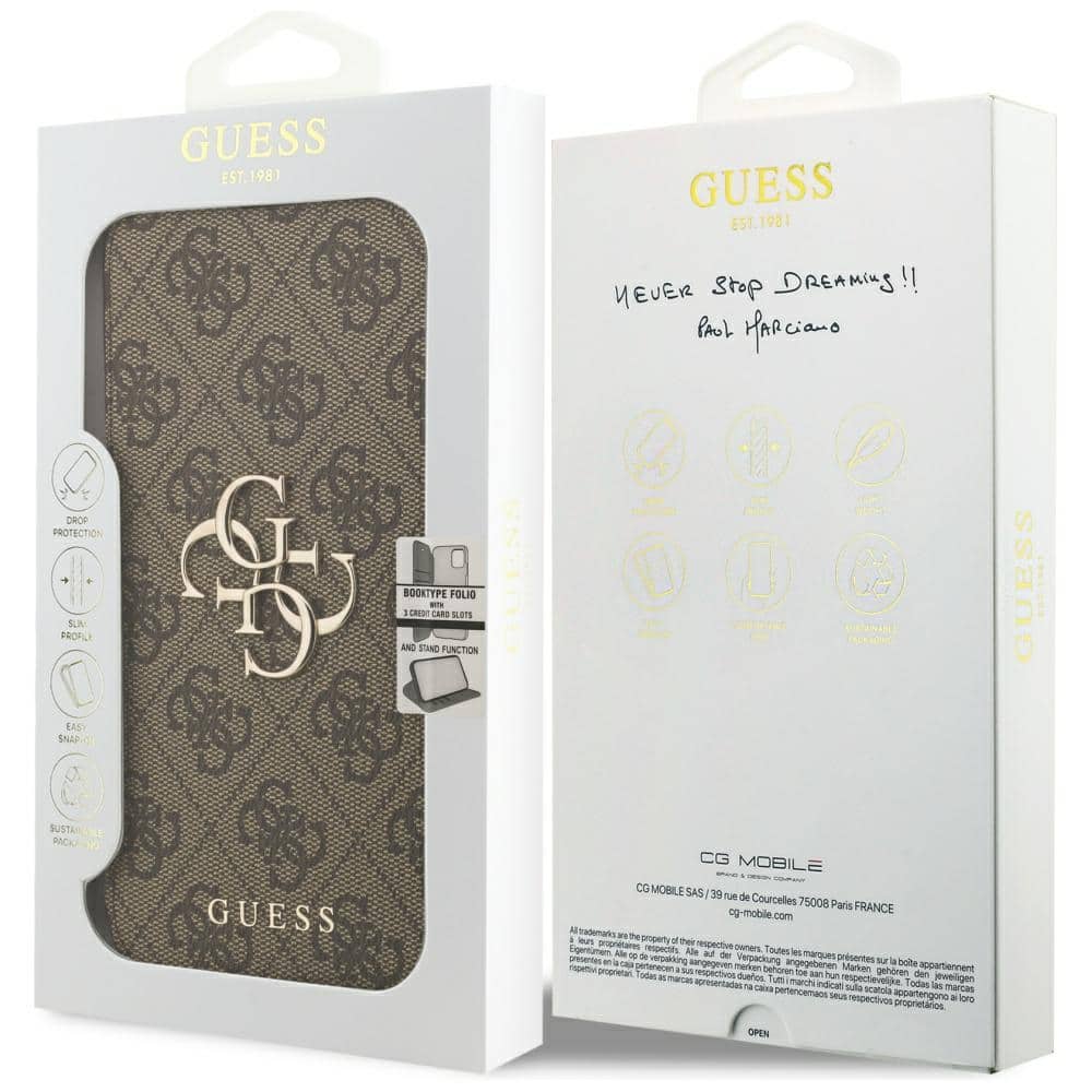 Guess Book 4G - θήκη για Apple iPhone 17 Pro Max - Καφέ - Image 7