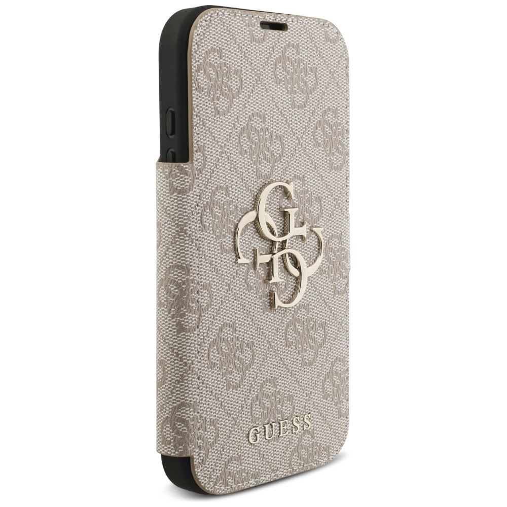 Θήκη Guess Book 4g Μεταλλικό Λογότυπο Για iPhone 17 Pro Ροζ - Image 4