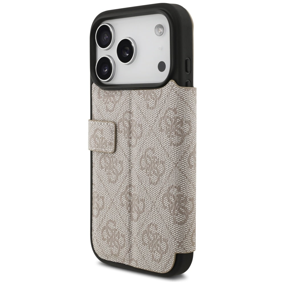 Θήκη Guess Book 4g Μεταλλικό Λογότυπο Για iPhone 17 Pro Ροζ - Image 5