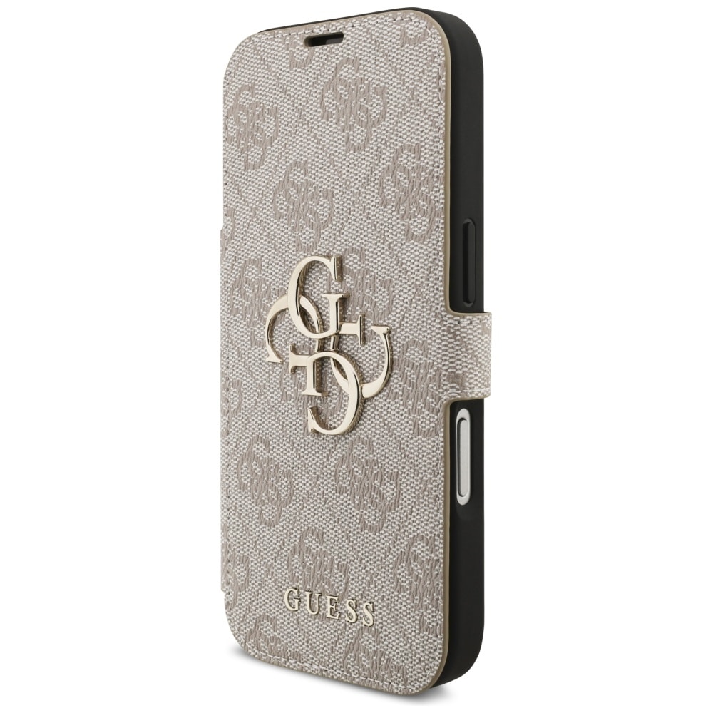 Θήκη Guess Book 4g Μεταλλικό Λογότυπο Για iPhone 17 Pro Ροζ - Image 2