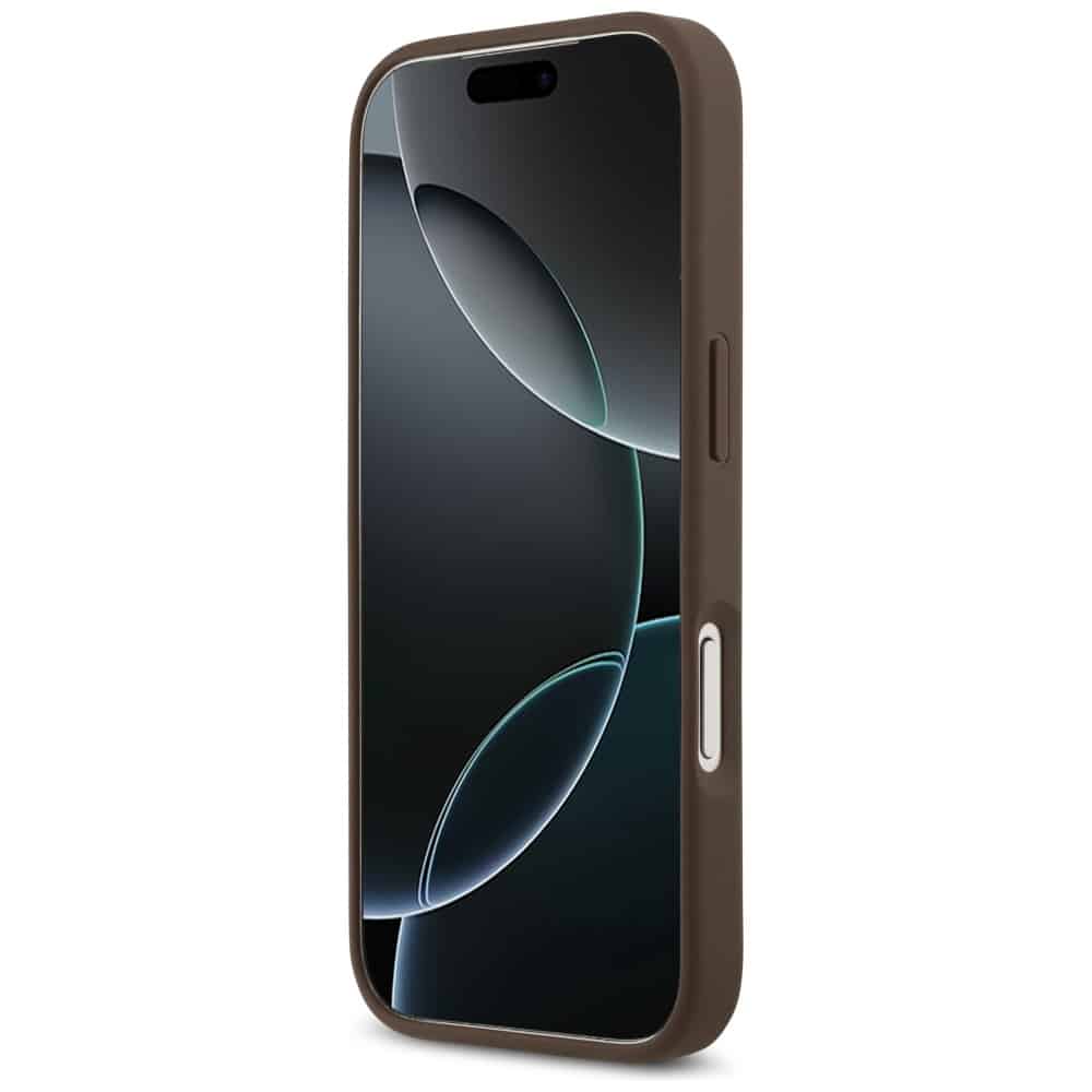 Θήκη Guess 4g Double Card Triangle Για iPhone 17 Pro Καφέ - Image 5