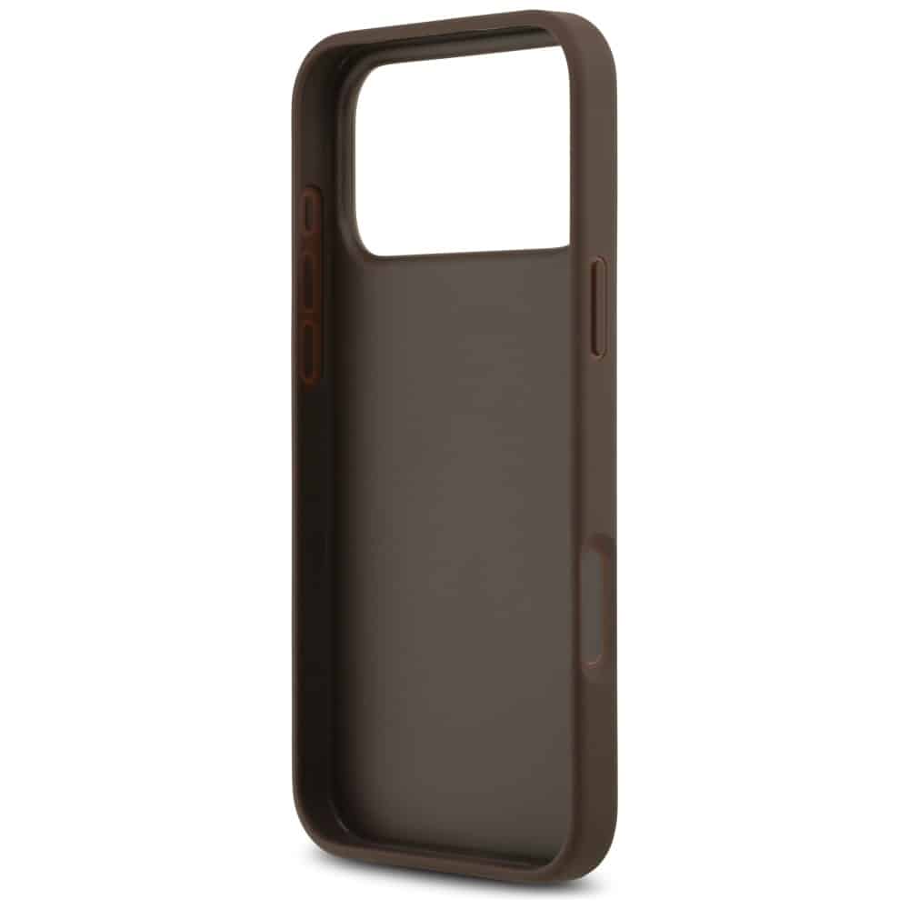 Θήκη Guess 4g Double Card Triangle Για iPhone 17 Pro Max Καφέ - Image 7