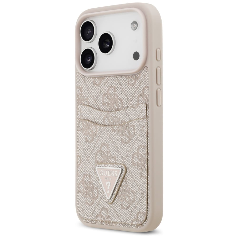 Θήκη Guess 4g Double Card Triangle Για iPhone 17 Pro Ροζ - Image 2