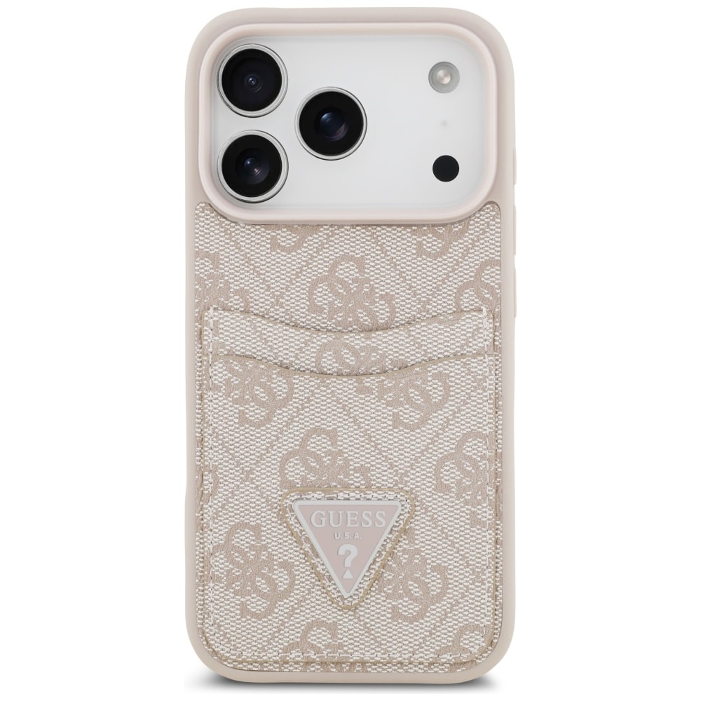 Θήκη Guess 4g Double Card Triangle Για iPhone 17 Pro Ροζ - Image 3