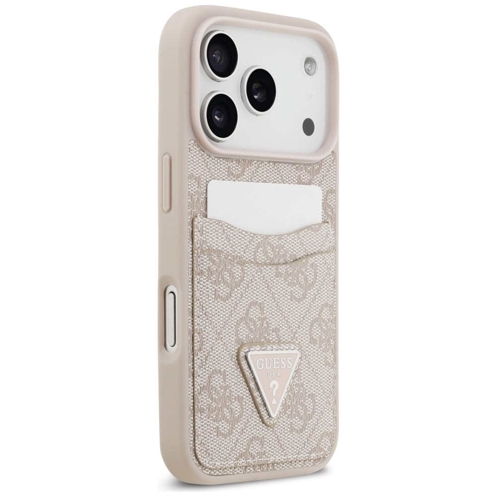 Θήκη Guess 4g Double Card Triangle Για iPhone 17 Pro Ροζ - Image 4