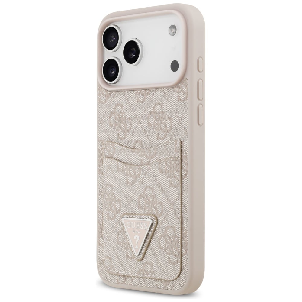 Guess 4G Double Card Triangle - θήκη για Apple iPhone 17 Pro Max - Ροζ - Image 2