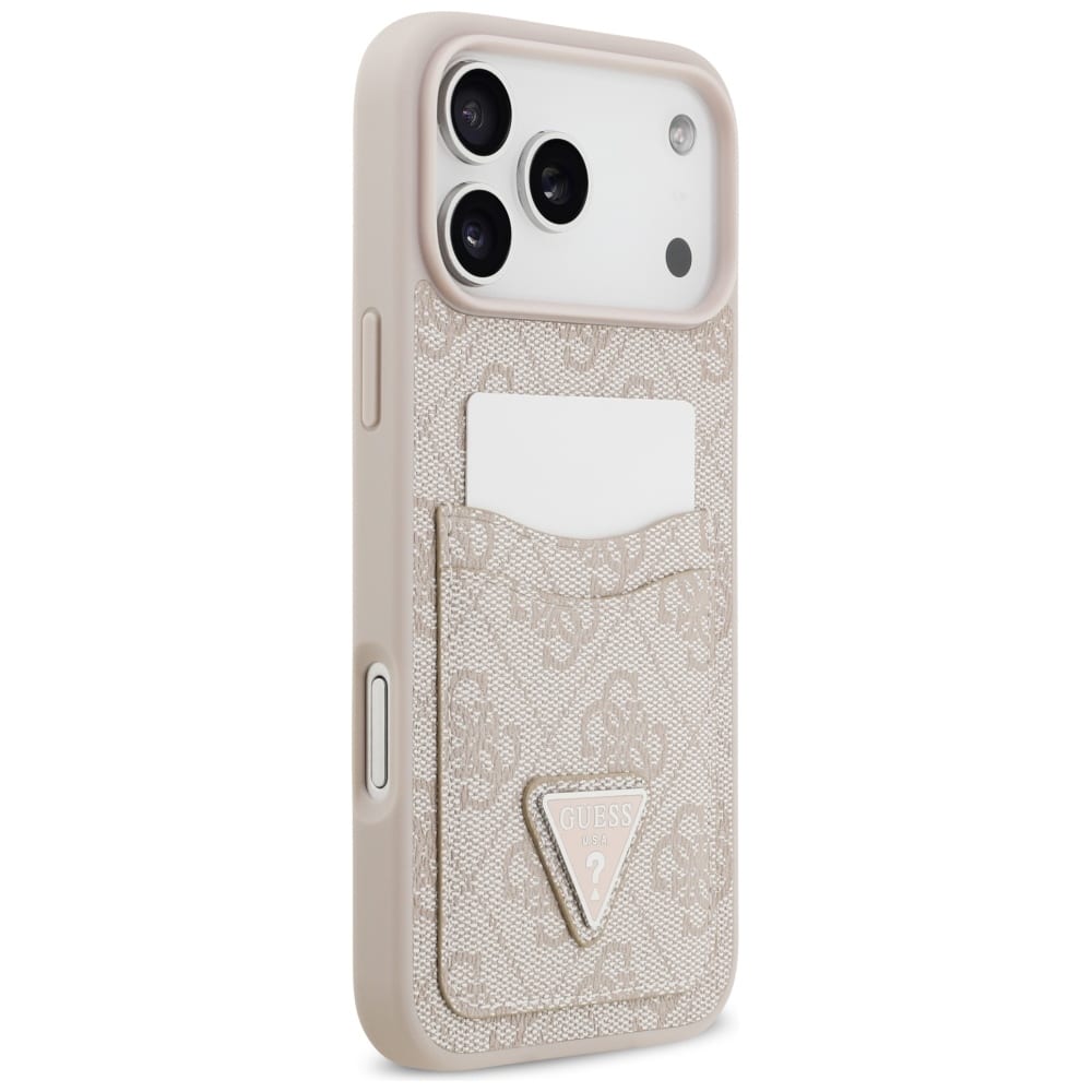 Guess 4G Double Card Triangle - θήκη για Apple iPhone 17 Pro Max - Ροζ - Image 4